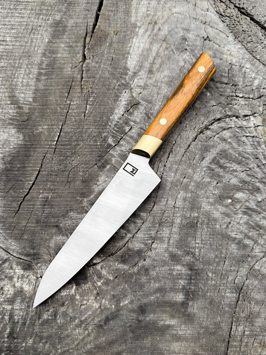 Honesuke – 6" Stainless Steel Blade, Bocote & Brass Handle