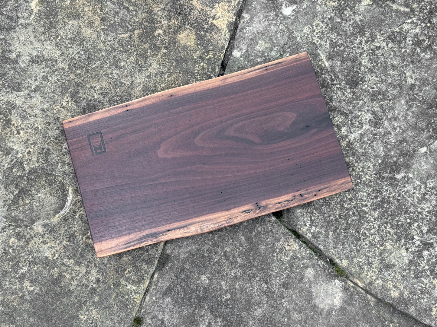 Natural Live Edge Walnut Cutting Boards