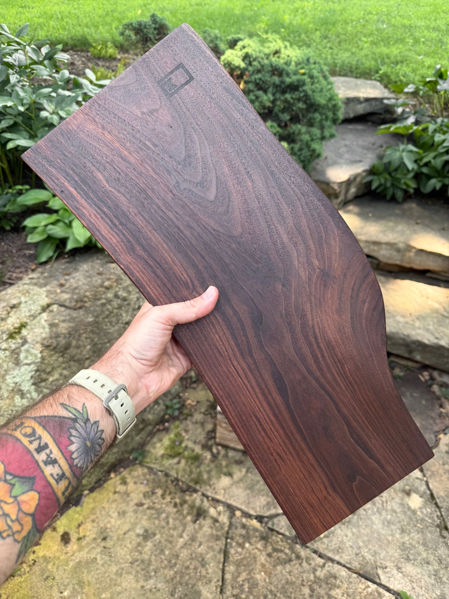 Natural Live Edge Walnut Cutting Boards