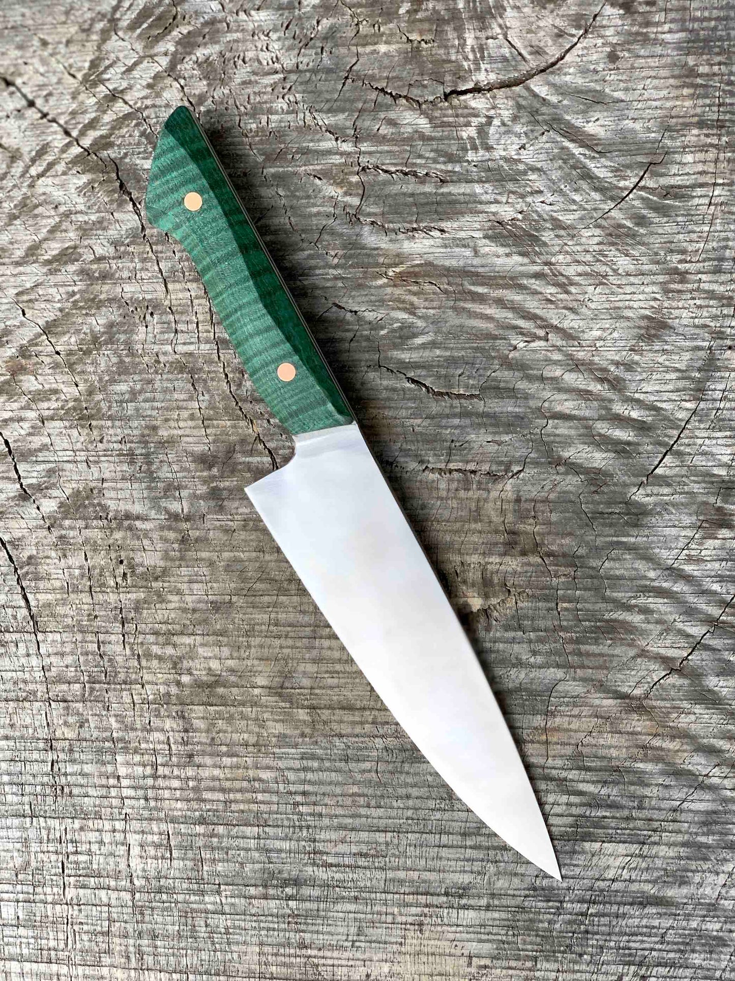 7.25" Chef's Knife with Dyed Mango and G10