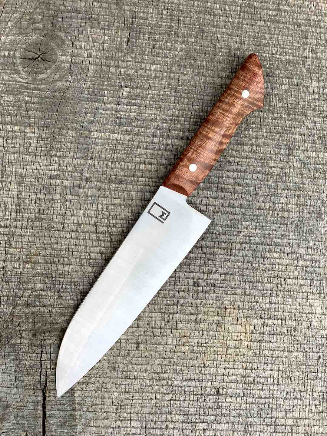 190mm/7.5" Santoku with Dyed Mango
