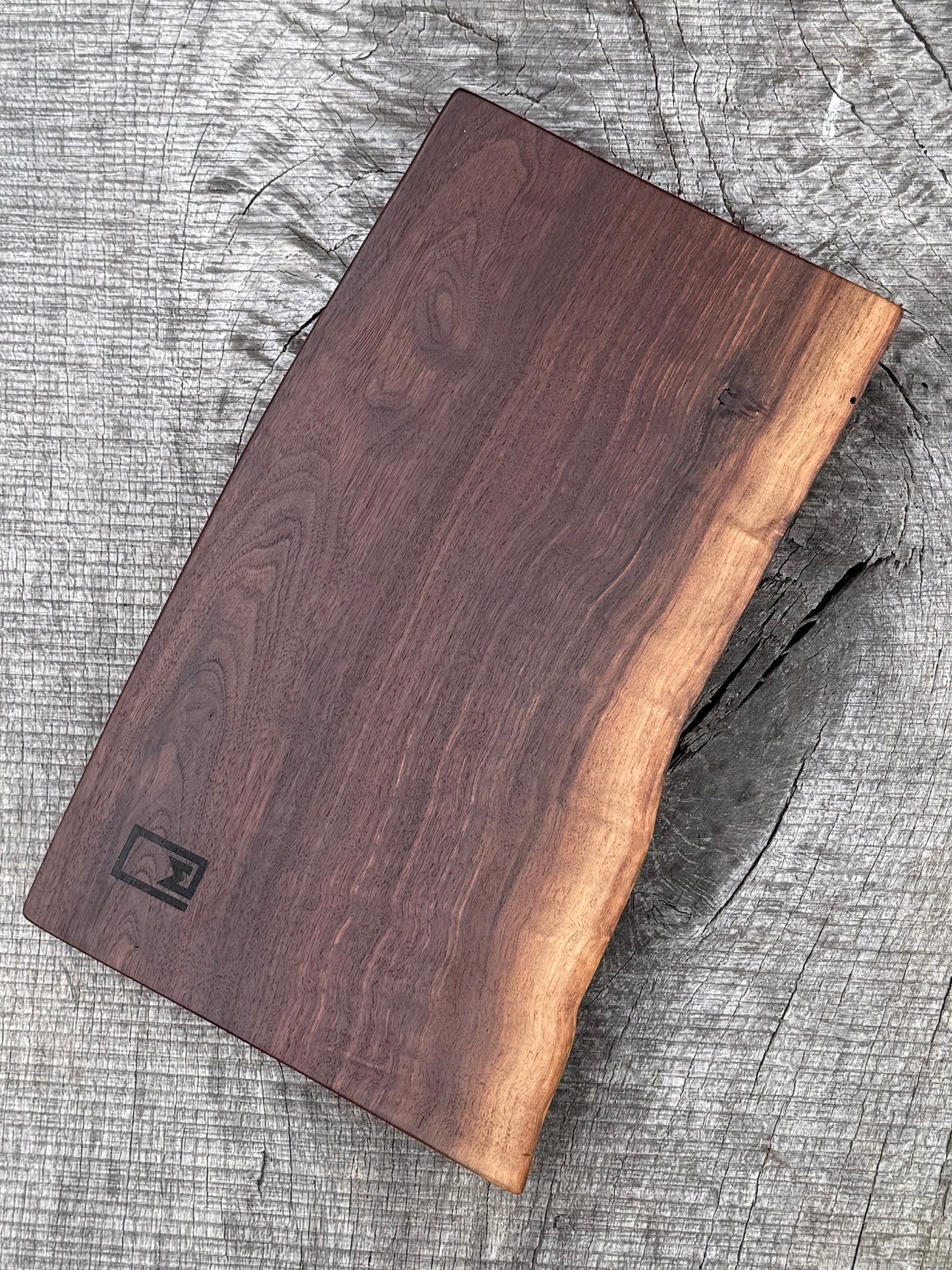 Natural Live Edge Walnut Cutting Boards
