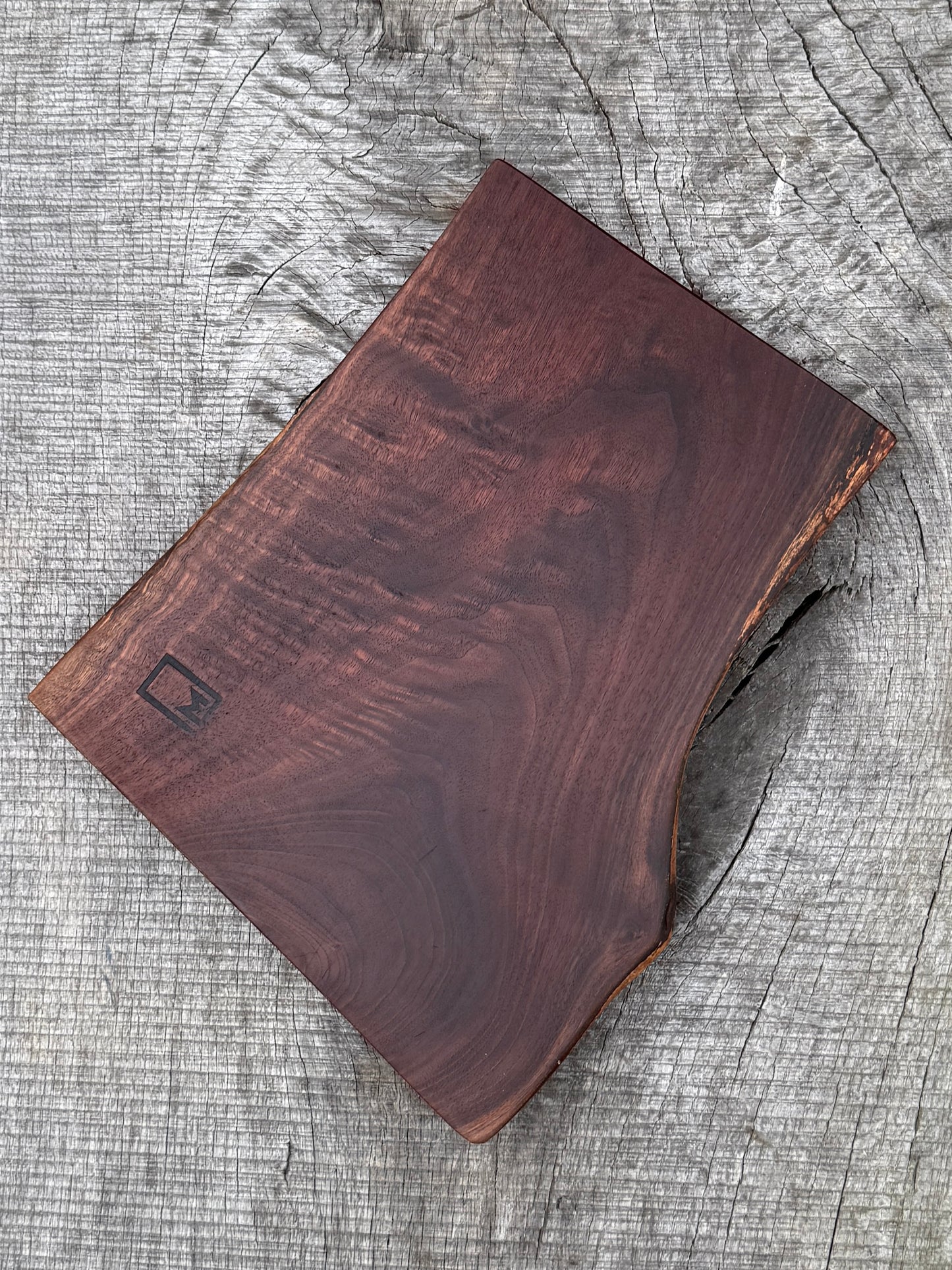 Natural Live Edge Walnut Cutting Boards