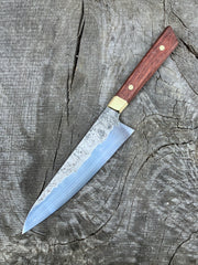 215mm/8.5" Gyuto Chef - Forged AEB-L with brass and Bubinga