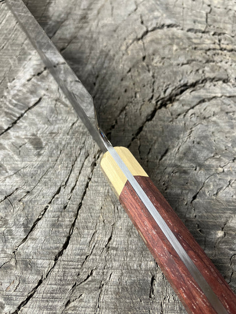 215mm/8.5" Gyuto Chef - Forged AEB-L with brass and Bubinga