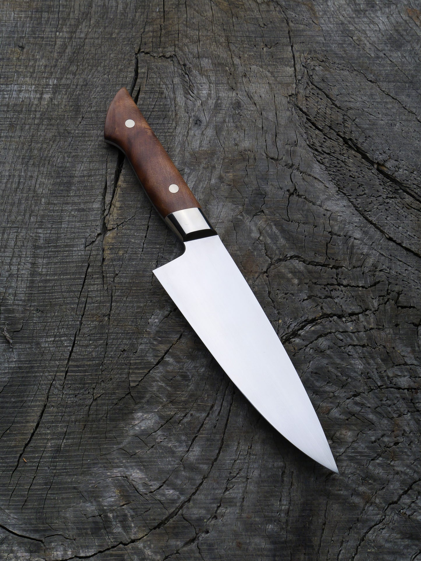 Petty Chef – Stainless Steel Blade, Cherry & Nickel Silver Handle