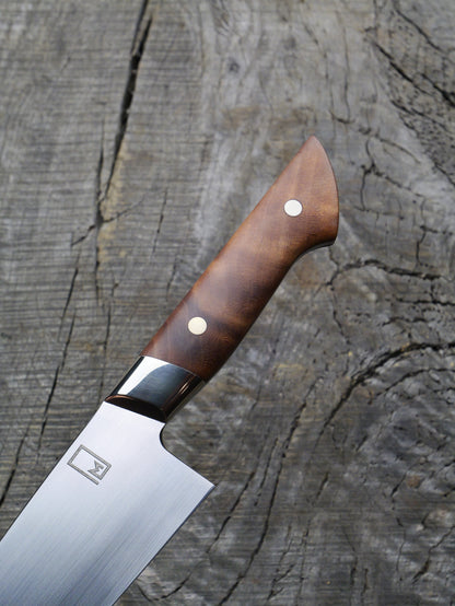 Petty Chef – Stainless Steel Blade, Cherry & Nickel Silver Handle