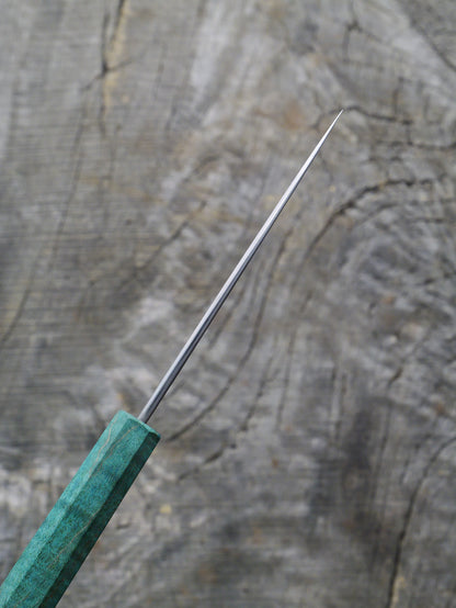 Paring Knife – Stainless Damascus Steel & Curly Mango