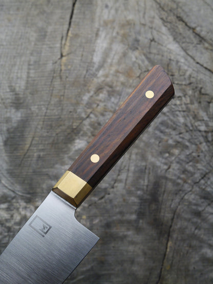 Chef's Knife 8.5"– Stainless Steel, Cocobolo & Brass