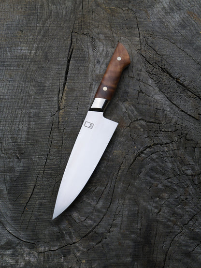 Petty Chef – Stainless Steel Blade, Cherry & Nickel Silver Handle