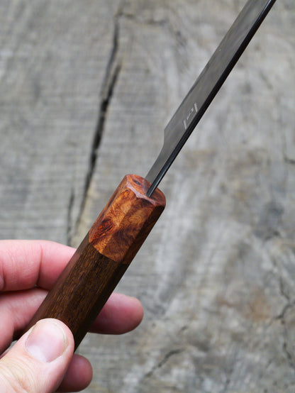 Bunka – Stainless Steel Blade, Reclaimed Teak & Amboina Burl Handle