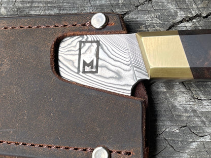 Fusion Series: Petty/Honesuki – Stainless Damascus