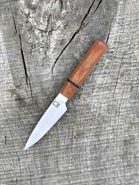 4" Paring Knife with Micarta and G10