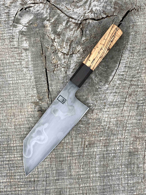 178mm/7" Bunka with Spalted Maple and Rosewood