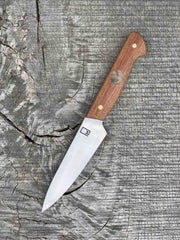 4" Paring Knife with Micarta and Petoskey Stone