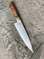 9" Chef's Knife with Mesquite and Brass
