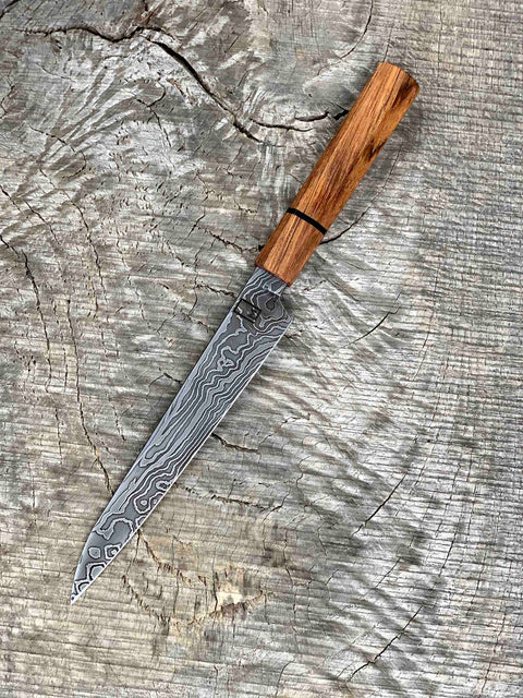 184mm/7.25" Sujihiki with Zebrawood