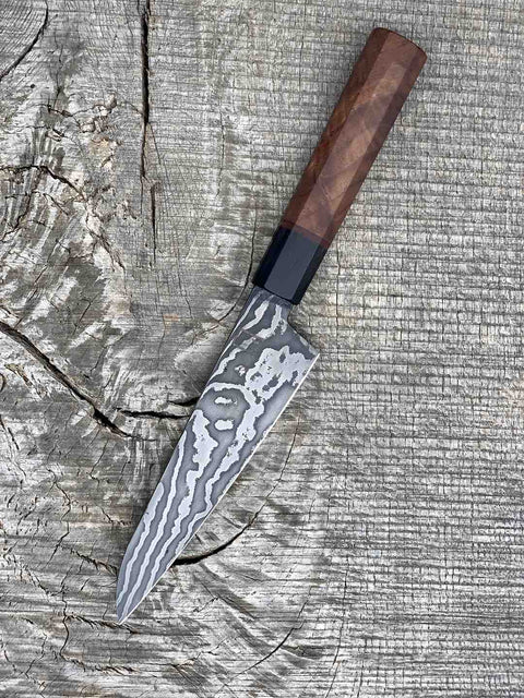 6" Kitchen Petty with Walnut, Micarta and Rosewood