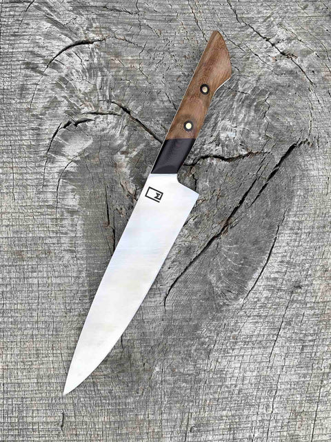 8.5" Chef's Knife with Oak, Wenge and Micarta