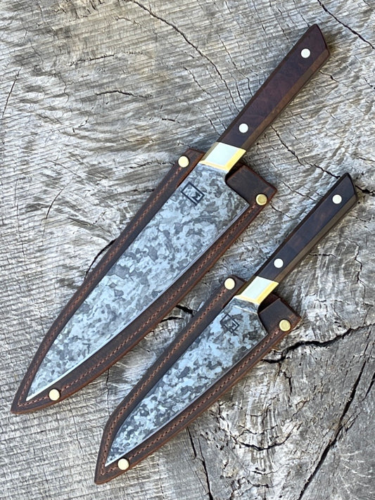 Fusion Design Series Professional Line: Mustard Patina Carbon Set with Walnut and Brass
